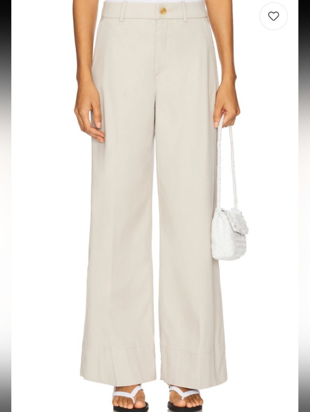 Spanx Stretch Twill Wide Leg Crop Pants